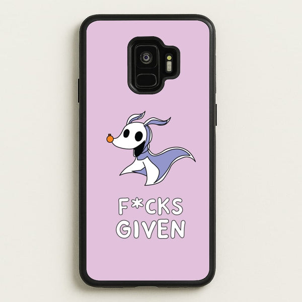 Zero F*cks  - Nightmare Before Christmas Phone Case for Galaxy S9