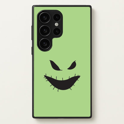 Green Face  - Nightmare Before Christmas Phone Case for Galaxy S24 Ultra