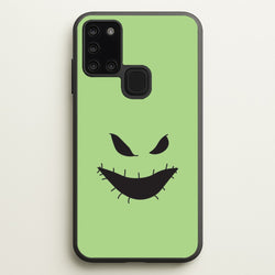 Green Face  - Nightmare Before Christmas Phone Case for Galaxy A21s