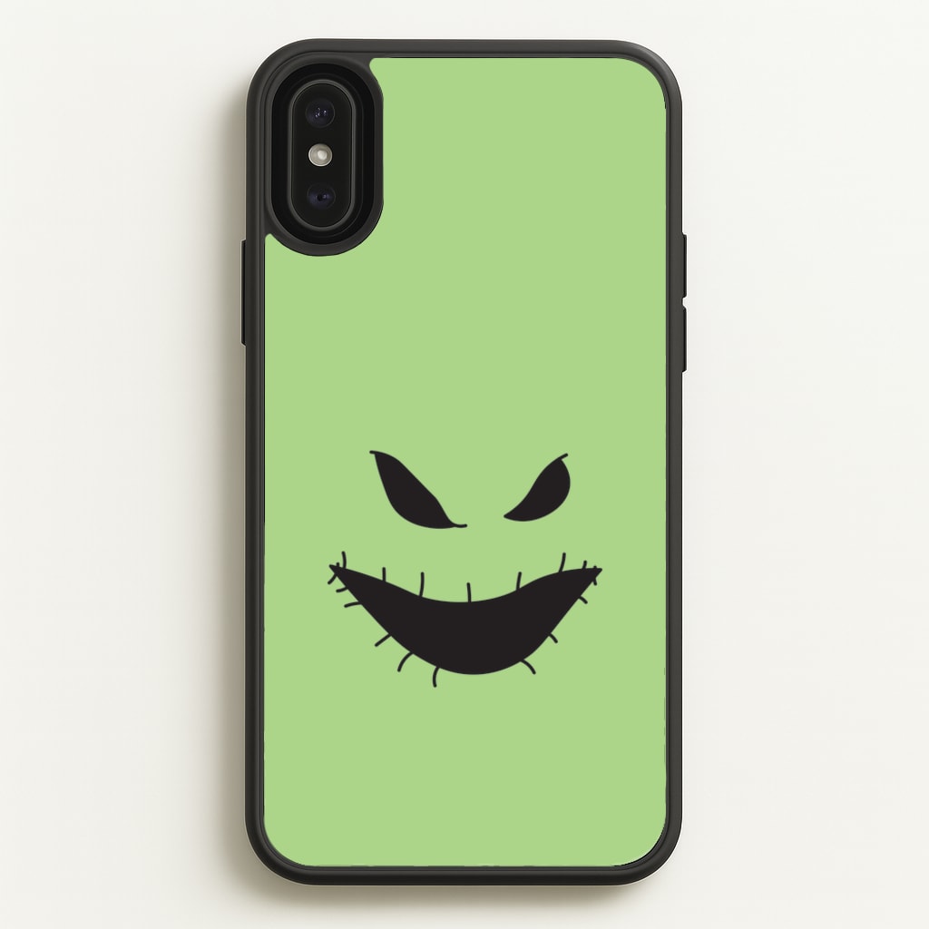 Green Face  - Nightmare Before Christmas Phone Case for iPhone XS Max