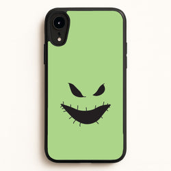 Green Face  - Nightmare Before Christmas Phone Case for iPhone XR