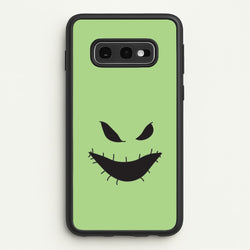 Green Face  - Nightmare Before Christmas Phone Case for Galaxy S10e