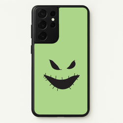 Green Face  - Nightmare Before Christmas Phone Case for Galaxy S21 Ultra