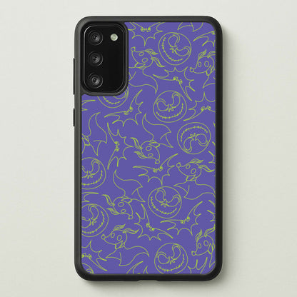 Purple And Green Pattern  - Nightmare Before Christmas Phone Case for Galaxy S20FE
