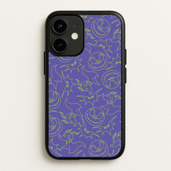 Purple And Green Pattern  - Nightmare Before Christmas Phone Case for iPhone 12 Mini