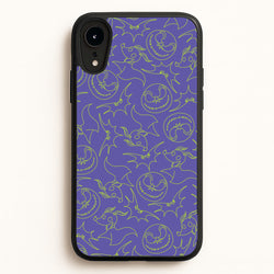 Purple And Green Pattern  - Nightmare Before Christmas Phone Case for iPhone XR