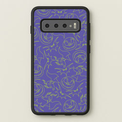 Purple And Green Pattern  - Nightmare Before Christmas Phone Case for Galaxy S10 Plus