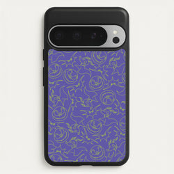 Purple And Green Pattern  - Nightmare Before Christmas Phone Case for Google Pixel 9 Pro XL