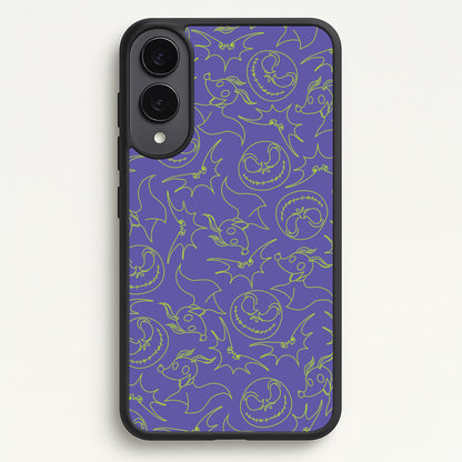 Purple And Green Pattern  - Nightmare Before Christmas Phone Case for Galaxy S25 Edge