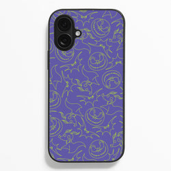 Purple And Green Pattern Phone Case