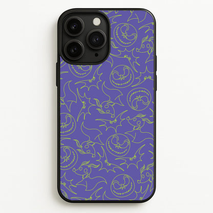 Purple And Green Pattern  - Nightmare Before Christmas Phone Case for iPhone 11 Pro