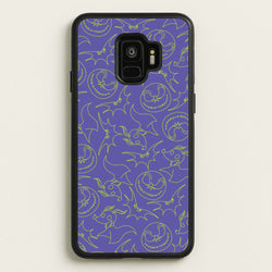 Purple And Green Pattern  - Nightmare Before Christmas Phone Case for Galaxy S9