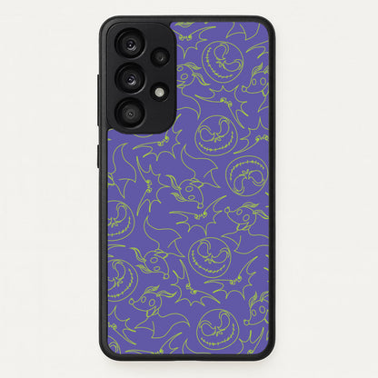 Purple And Green Pattern  - Nightmare Before Christmas Phone Case for Galaxy A33