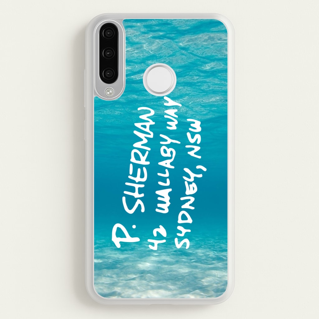 P.Sherman, 42 Wallaby Way ,Sydney  - Disney Phone Case for Huawei P30 Lite