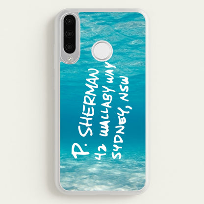 P.Sherman, 42 Wallaby Way ,Sydney  - Disney Phone Case for Huawei P30 Lite