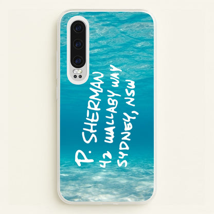 P.Sherman, 42 Wallaby Way ,Sydney  - Disney Phone Case for Huawei P30