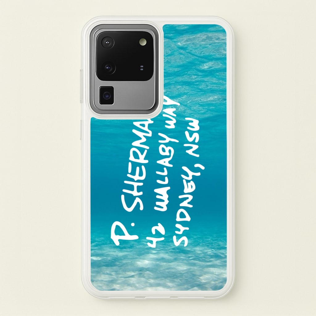 P.Sherman, 42 Wallaby Way ,Sydney  - Disney Phone Case for Galaxy S20 Ultra