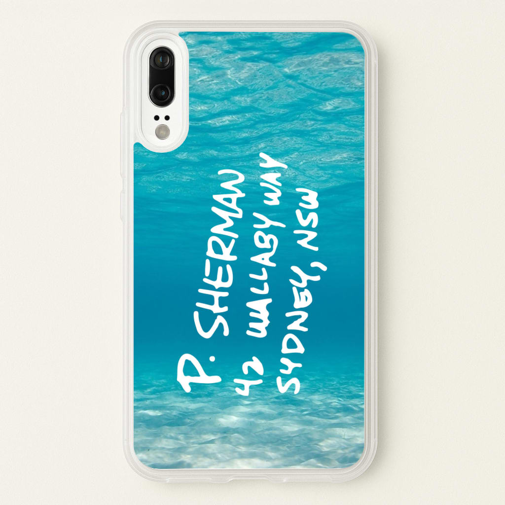 P.Sherman, 42 Wallaby Way ,Sydney  - Disney Phone Case for Huawei P20