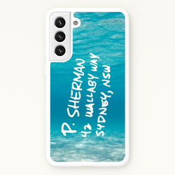 P.Sherman, 42 Wallaby Way ,Sydney  - Disney Phone Case for Galaxy S22 Plus