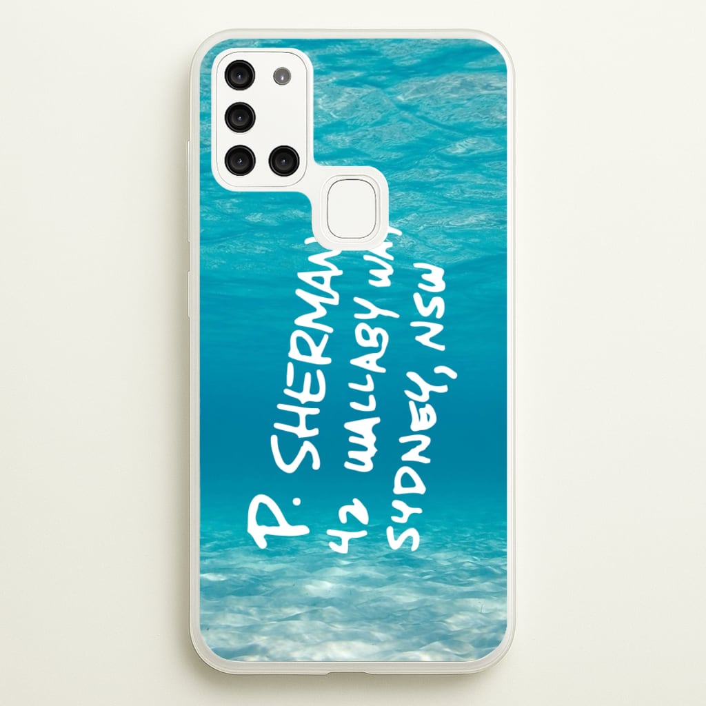 P.Sherman, 42 Wallaby Way ,Sydney  - Disney Phone Case for Galaxy A21s