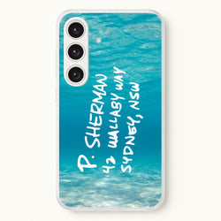 P.Sherman, 42 Wallaby Way ,Sydney  - Disney Phone Case for Galaxy S25 Plus