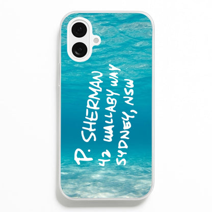 P.Sherman, 42 Wallaby Way ,Sydney  - Disney Phone Case for iPhone 16 Plus