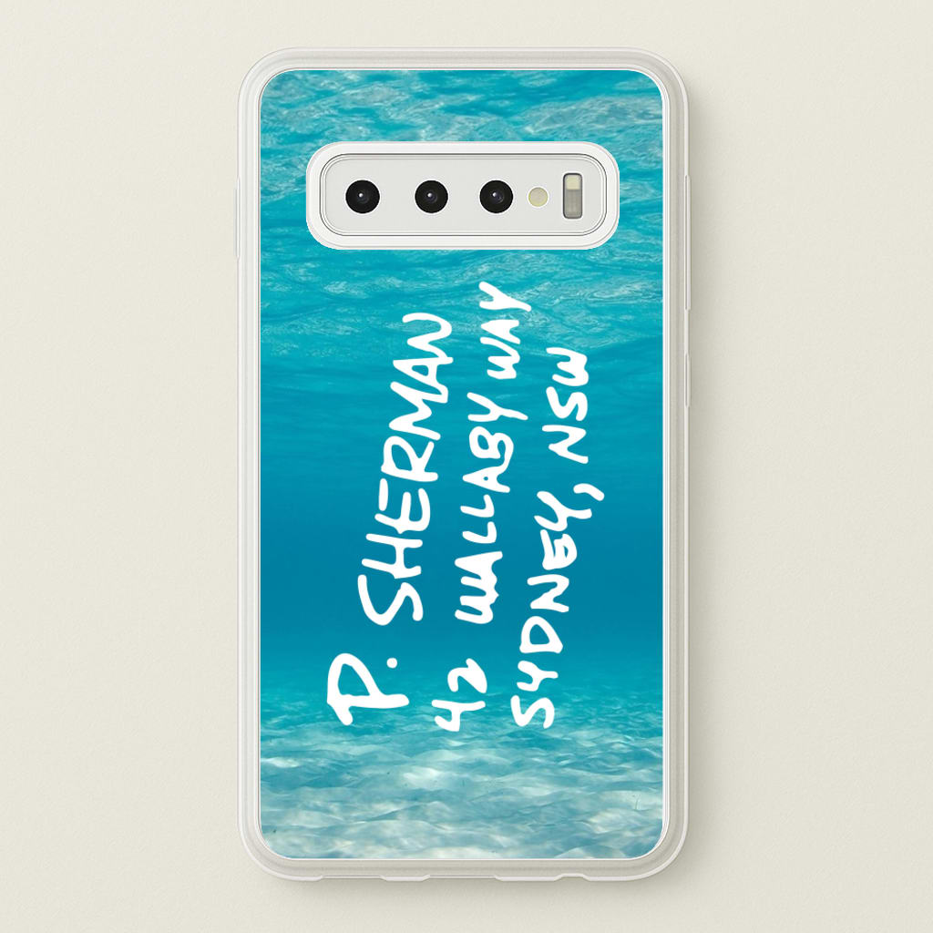 P.Sherman, 42 Wallaby Way ,Sydney  - Disney Phone Case for Galaxy S10