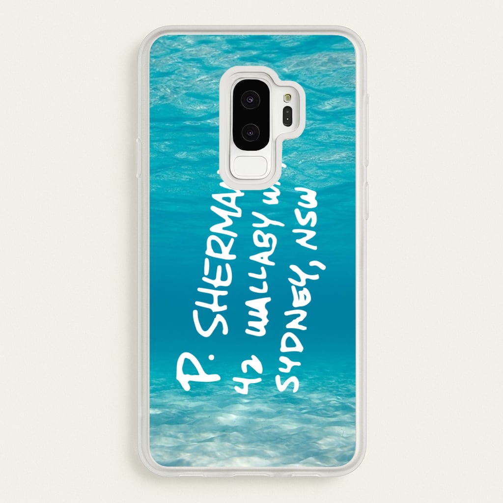 P.Sherman, 42 Wallaby Way ,Sydney  - Disney Phone Case for Galaxy S9 Plus