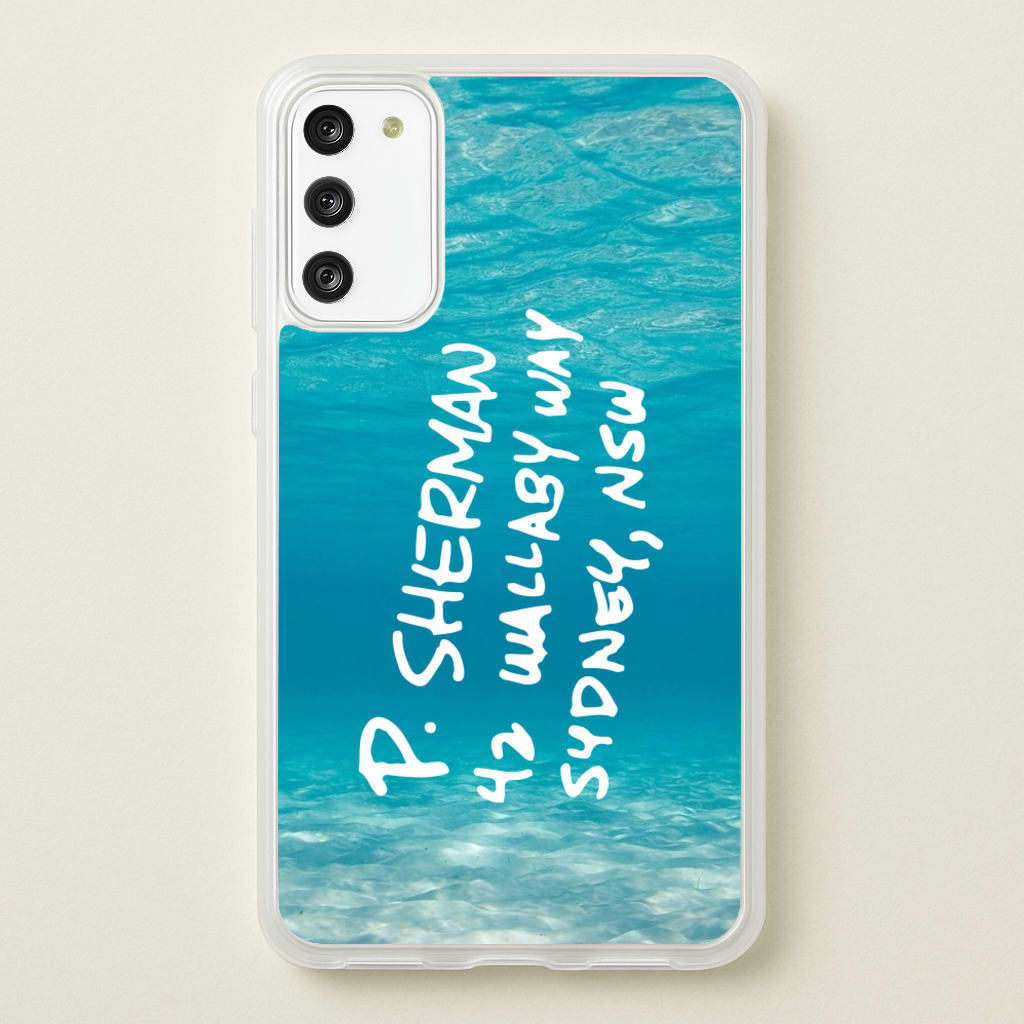 P.Sherman, 42 Wallaby Way ,Sydney  - Disney Phone Case for Galaxy S20FE