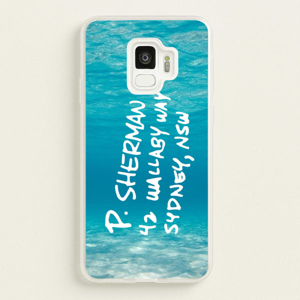 P.Sherman, 42 Wallaby Way ,Sydney  - Disney Phone Case for Galaxy S9
