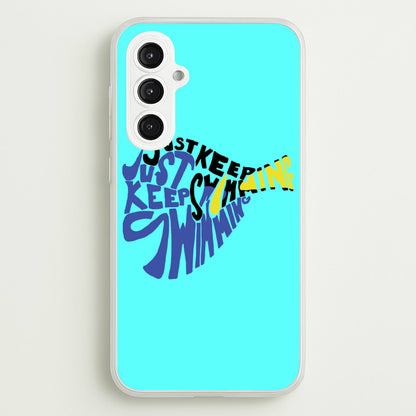 Just Keep Swimming - Finding Dory Fairytale  - Disney Phone Case for Galaxy S23FE