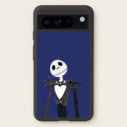 Jack Skellington Blue - TNBC  - Halloween Phone Case for Google Pixel 8 Pro