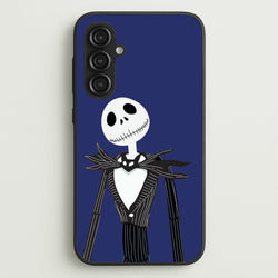 Jack Skellington Blue - TNBC  - Halloween Phone Case for Galaxy S23FE