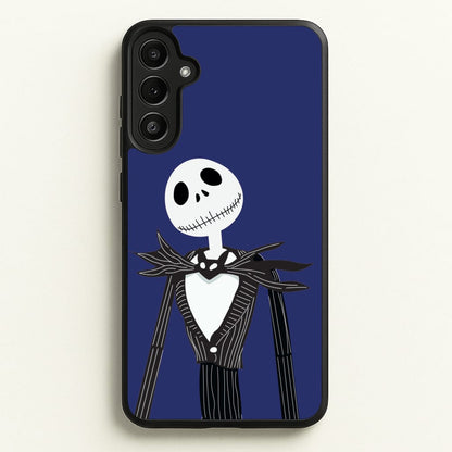 Jack Skellington Blue - TNBC  - Halloween Phone Case for Galaxy A36