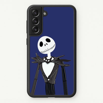Jack Skellington Blue - TNBC  - Halloween Phone Case for Galaxy S22
