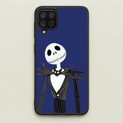 Jack Skellington Blue - TNBC  - Halloween Phone Case for Galaxy A12