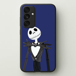 Jack Skellington Blue - TNBC  - Halloween Phone Case for Galaxy A35