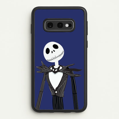Jack Skellington Blue - TNBC  - Halloween Phone Case for Galaxy S10e