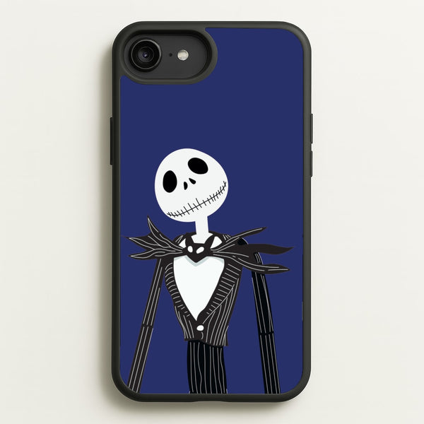 Jack Skellington Blue - TNBC  - Halloween Phone Case for iPhone 6 Plus / 7 Plus / 8 Plus