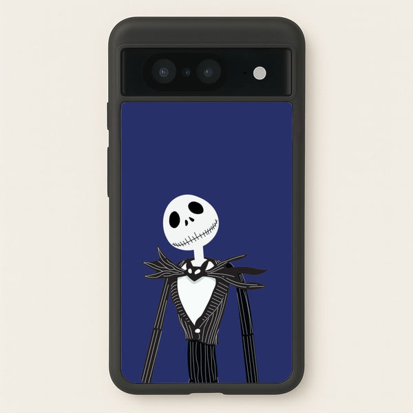Jack Skellington Blue - TNBC  - Halloween Phone Case for Google Pixel 8
