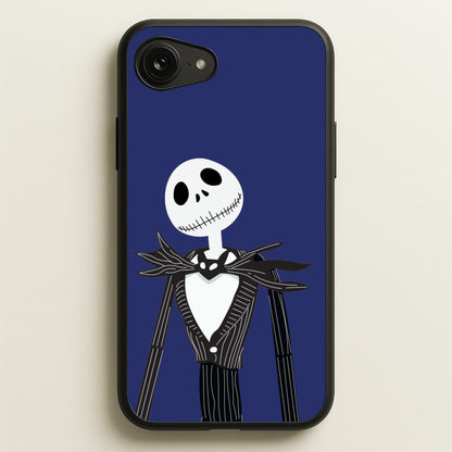 Jack Skellington Blue - TNBC  - Halloween Phone Case for iPhone 16e