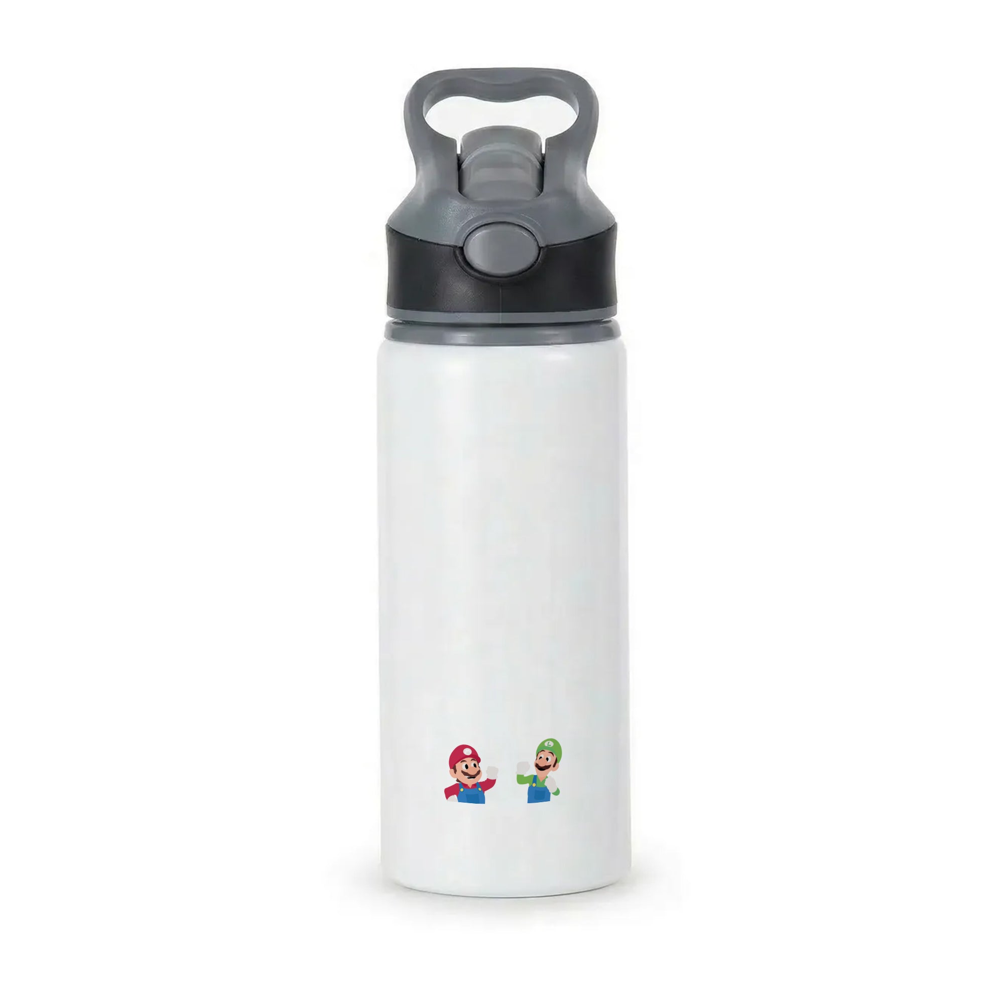 Mario And Luigi Active Water Bottle - Black