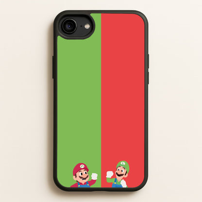 Mario And Luigi  - The Super Mario Bros Phone Case for iPhone 6 / 7 / 8 / SE