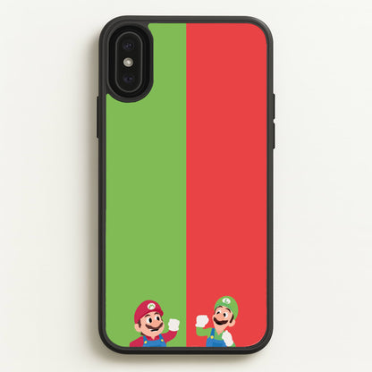 Mario And Luigi  - The Super Mario Bros Phone Case for iPhone XS Max