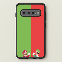 Mario And Luigi  - The Super Mario Bros Phone Case for Galaxy S10