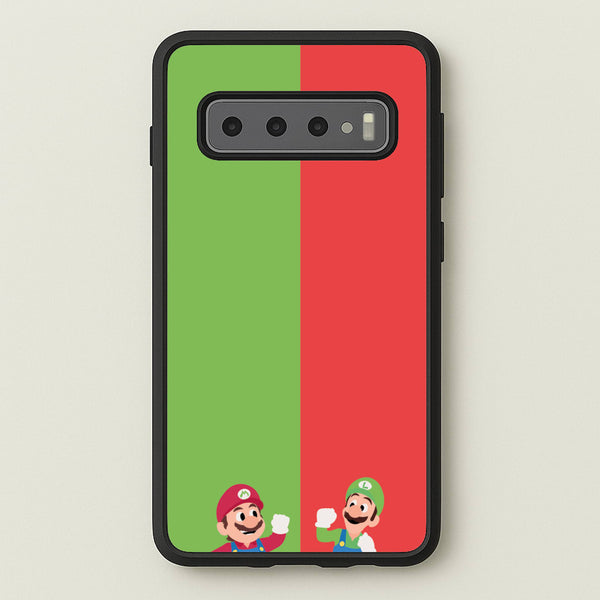 Mario And Luigi  - The Super Mario Bros Phone Case for Galaxy S10