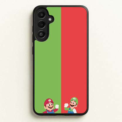 Mario And Luigi  - The Super Mario Bros Phone Case for Galaxy A34