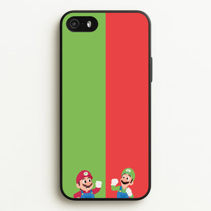 Mario And Luigi  - The Super Mario Bros Phone Case for iPhone 5 / 5s / SE 2016
