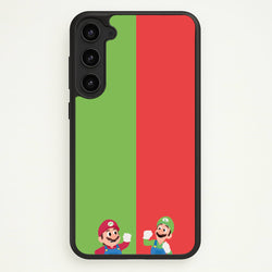 Mario And Luigi  - The Super Mario Bros Phone Case for Galaxy S23