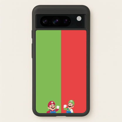 Mario And Luigi  - The Super Mario Bros Phone Case for Google Pixel 8 Pro